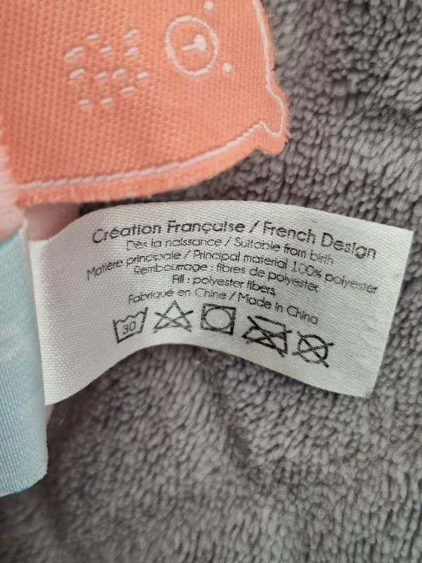 Doudou Baby Nat’ – P’tit nounours – dès la naissance – photo 8